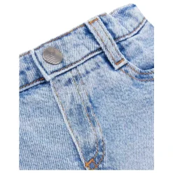 Five-pocket jeans med elastisk linning bak
