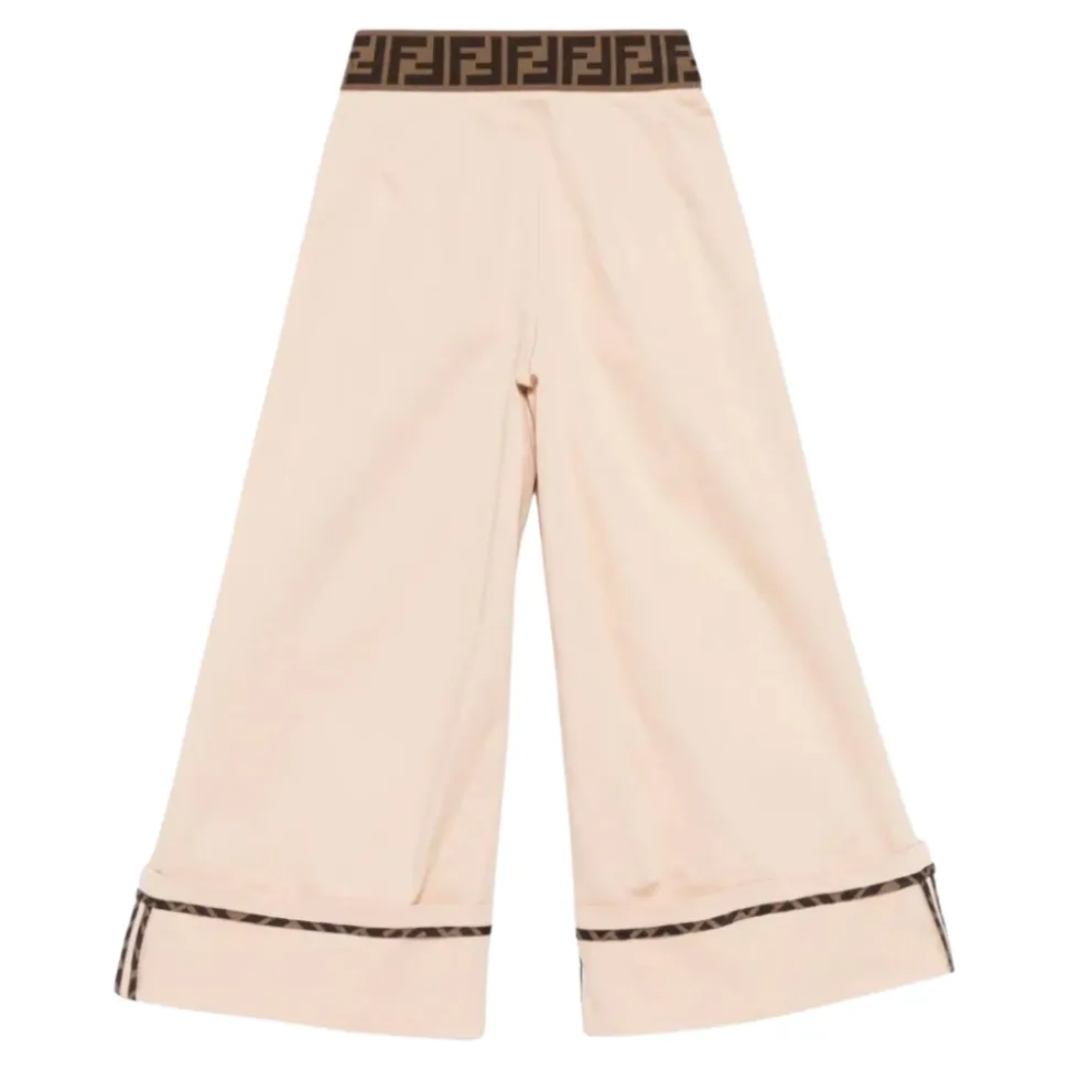 Flared Cuffed Trousers