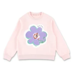 Fleece Big Flower Sweatshirt
