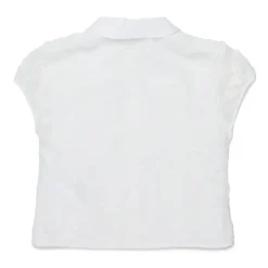 Floral Appliqué Four-Pockets Shirt