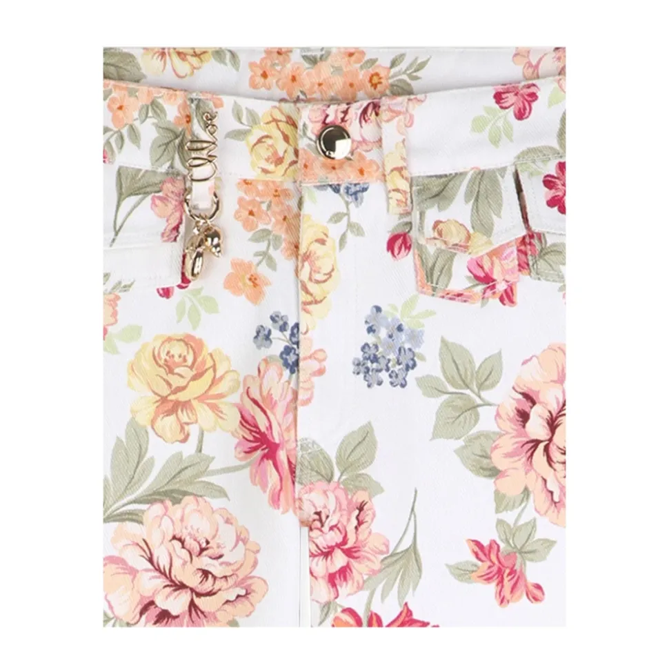 Floral Cotton Pants