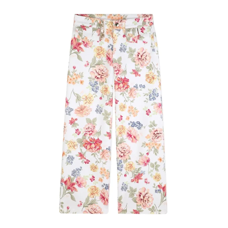 Floral Cotton Pants