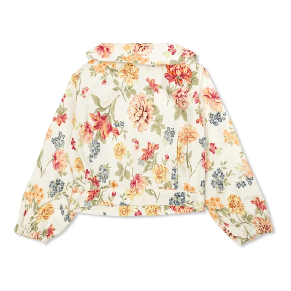 Floral Motif Jakke