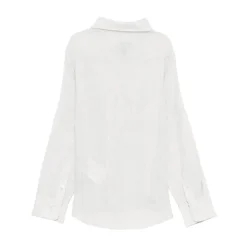 French-collar Langermet Skjorte