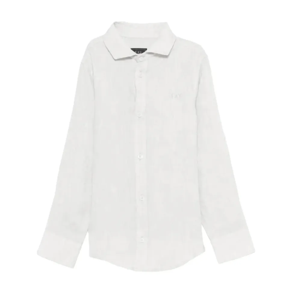 French-collar Langermet Skjorte