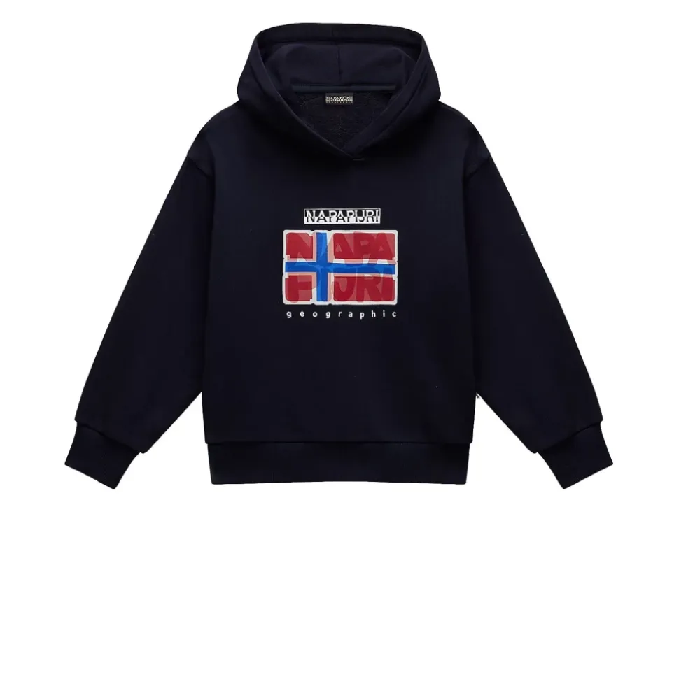 Full Zip Hoodie med brodert logo