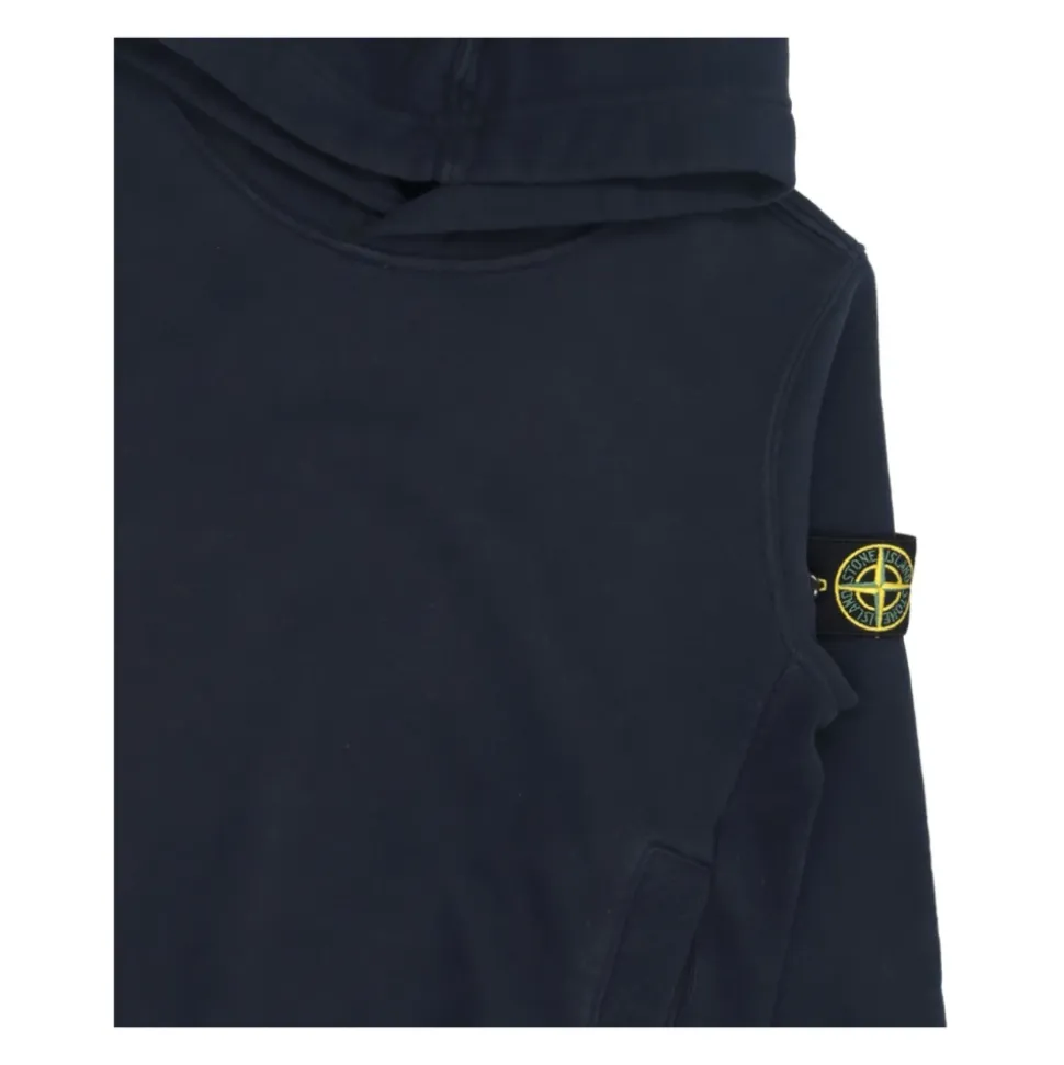 Gauzed Cotton Hooded Sweatshirt