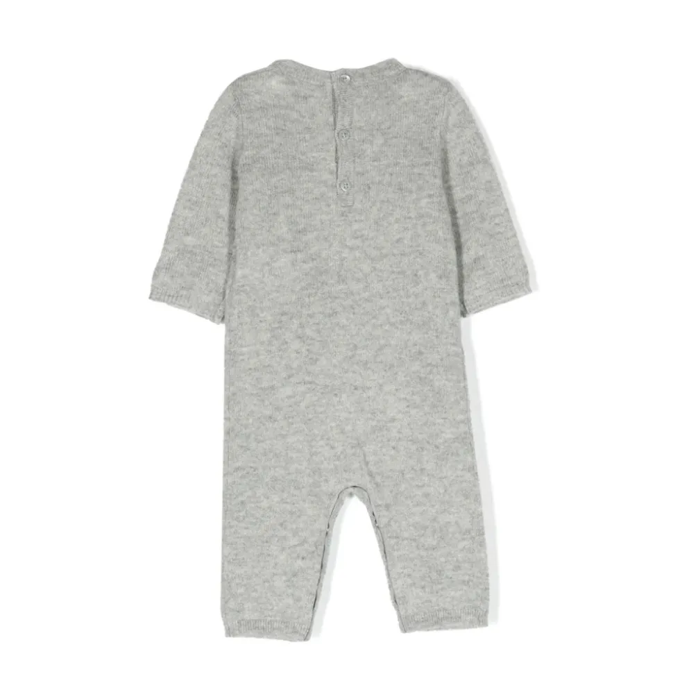 Grå Kasjmir Playsuit med Kirsebærlogo