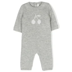Grå Kasjmir Playsuit med Kirsebærlogo
