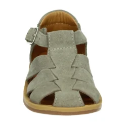 Grå Semsket Gutt Sandal Poppy Daddy