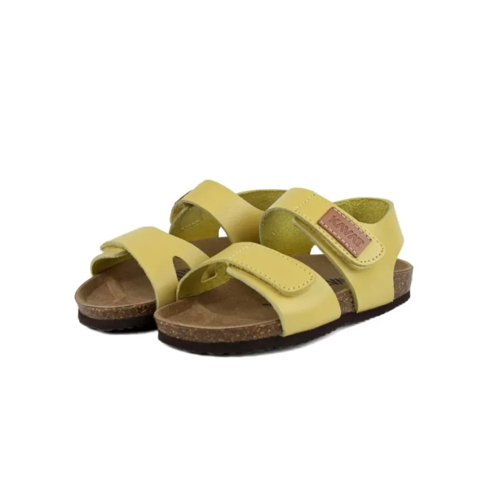 Gule Sandaler med Ankelen Stropp
