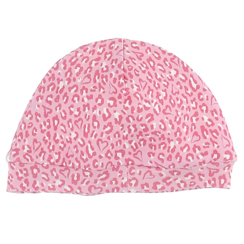 Hatt med leopardmønster