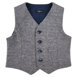 Herringbone Cotton Gilet