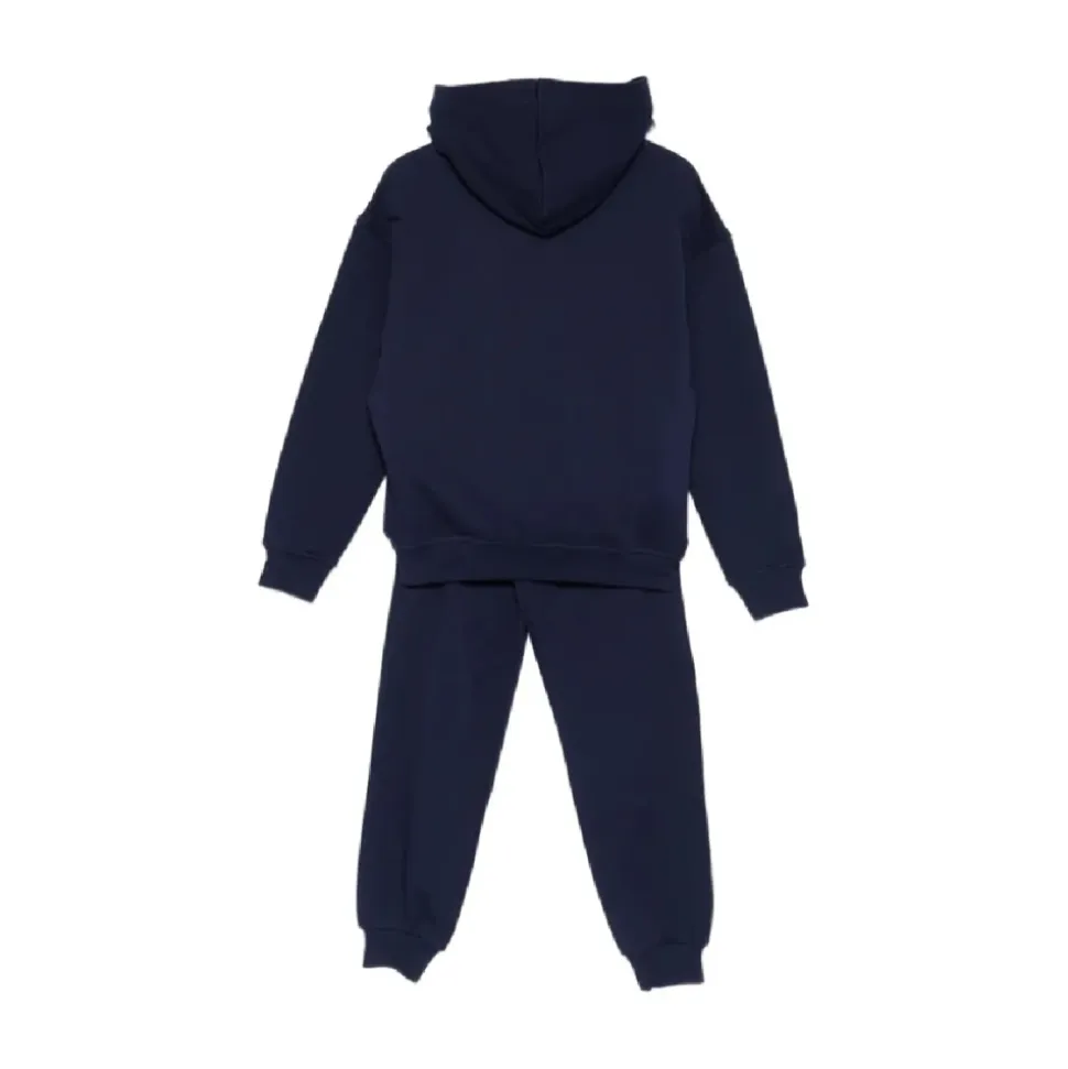 Hooded Graphic-Print Tracksuit