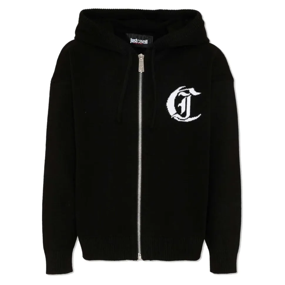 Hooded Knit Sweatshirt