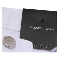 Hvite bomull 'CLEMENT' jeans med slim fit