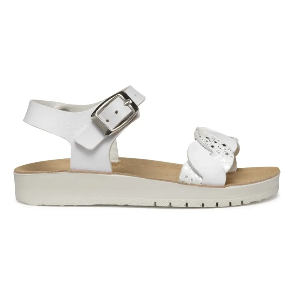 Hvite Jentesandaler for Barn