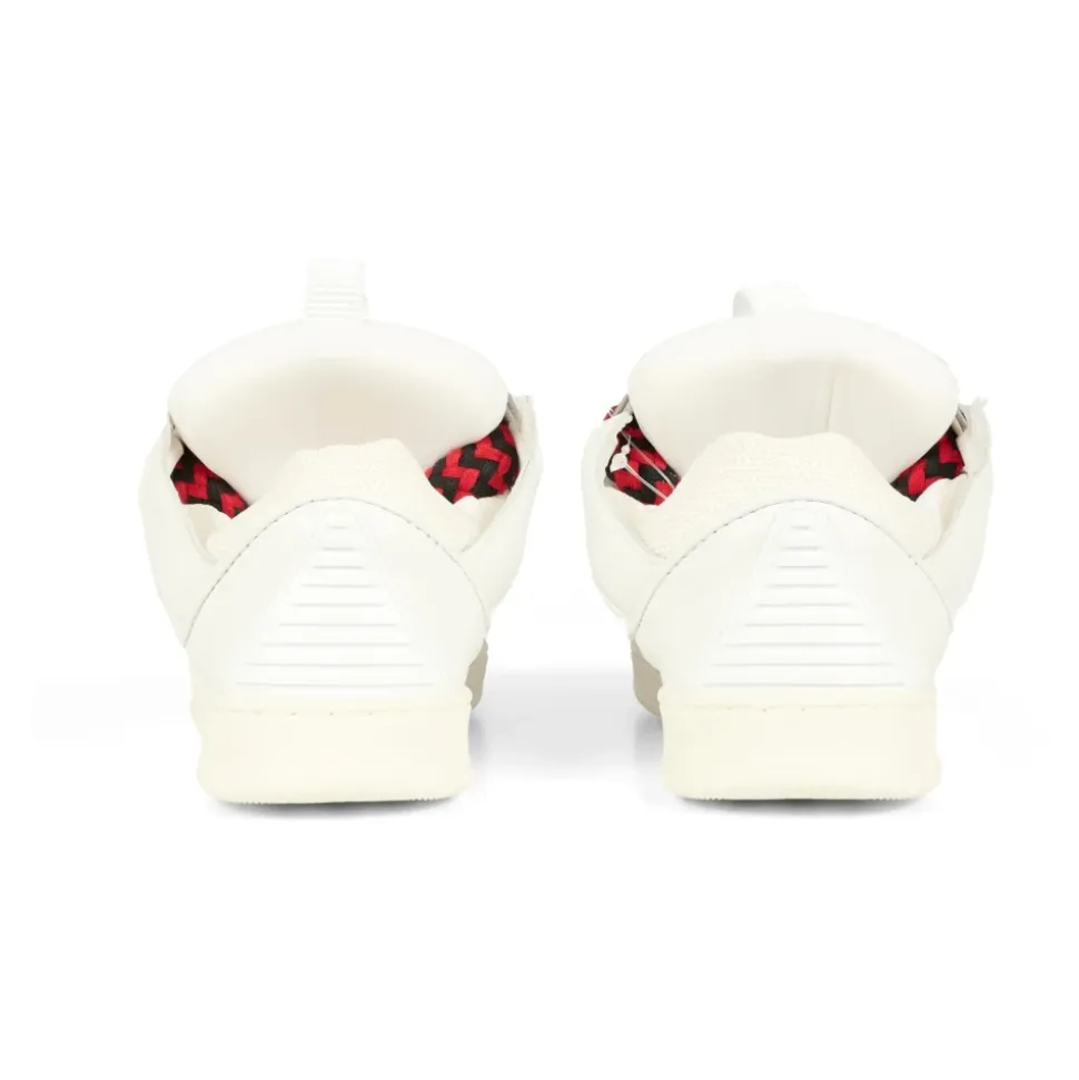 Hvite Slange Sneakers