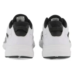 Hvite Sneakers Mesh Paneler Gummisåle