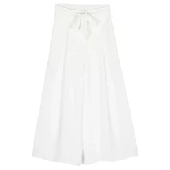 Hvite Wide Leg Bukser
