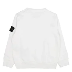 Hvit genser med logodetalj