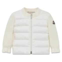 Hvit Genser med Ruffled Mansjetter