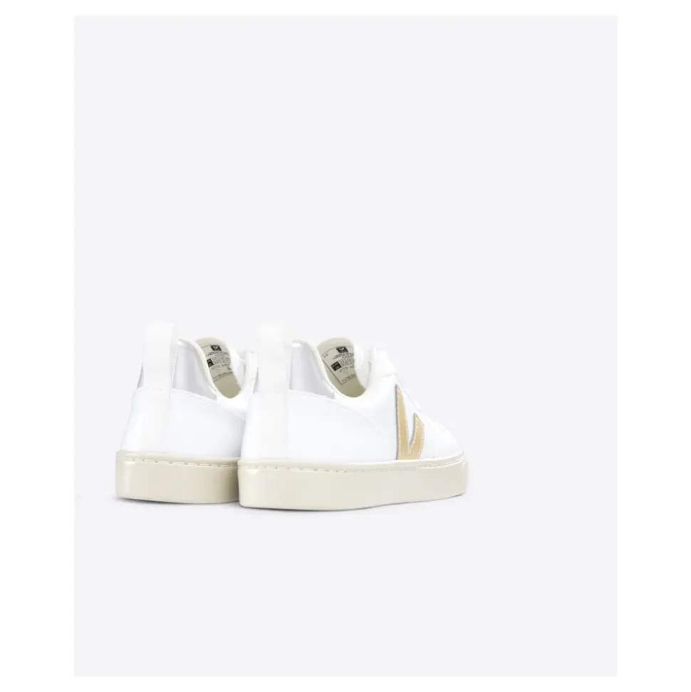 Hvit Platina Sølv Sneakers