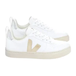 Hvit Platina Sølv Sneakers