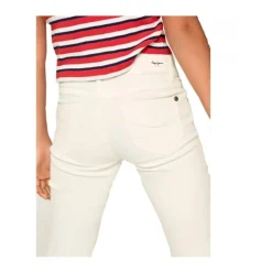 Hvit Skinny Pixlette Denim Jeans