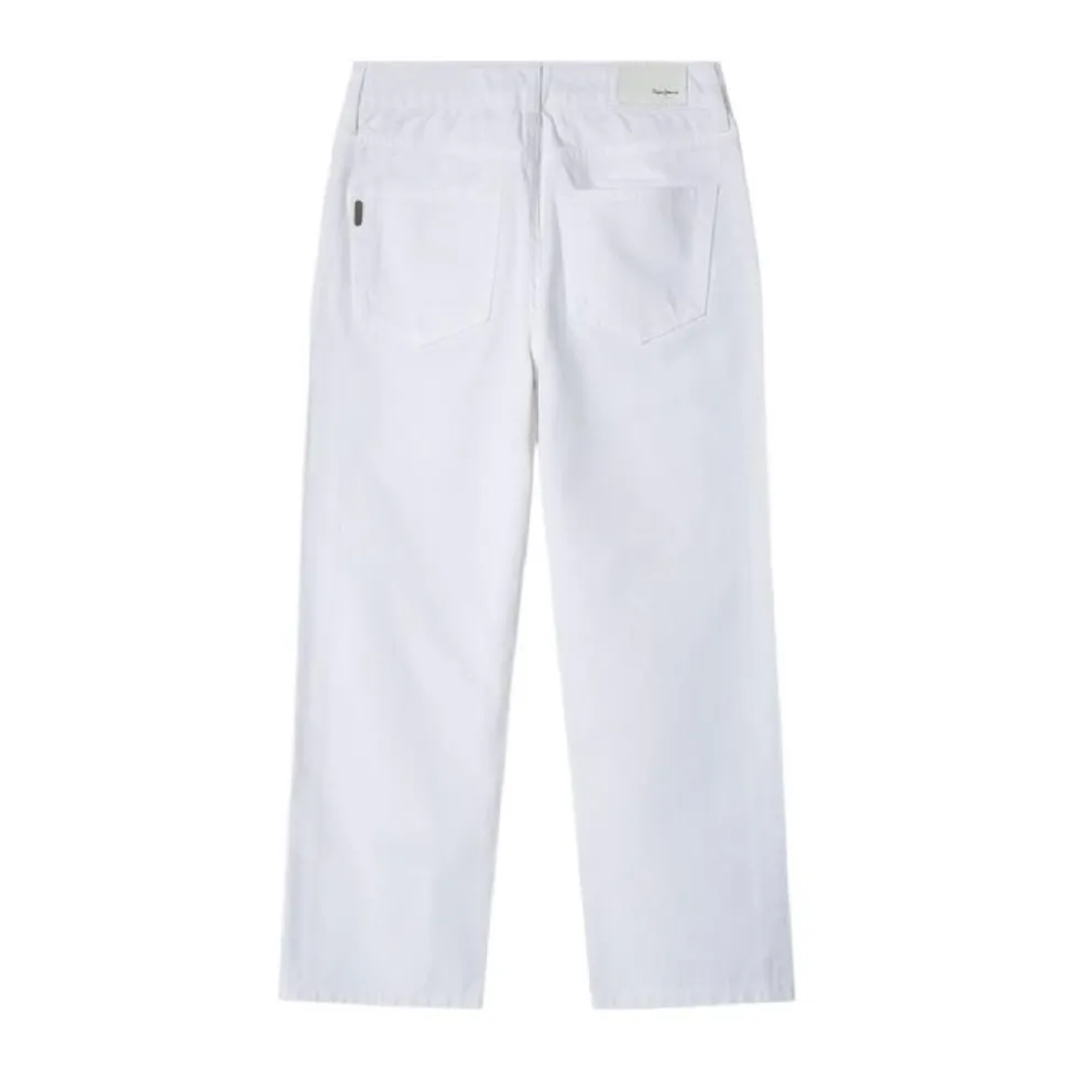 Hvit Straight Jeans
