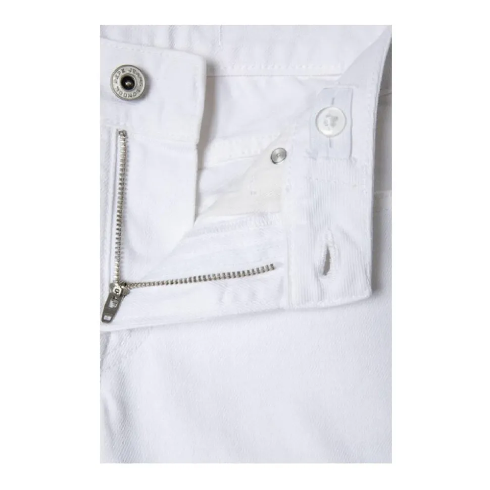 Hvit Straight Jeans