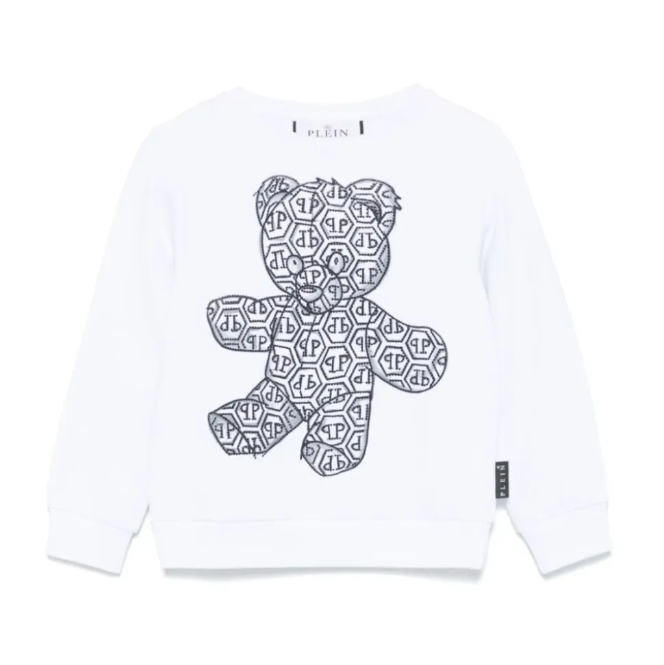 Hvit Sweatshirt