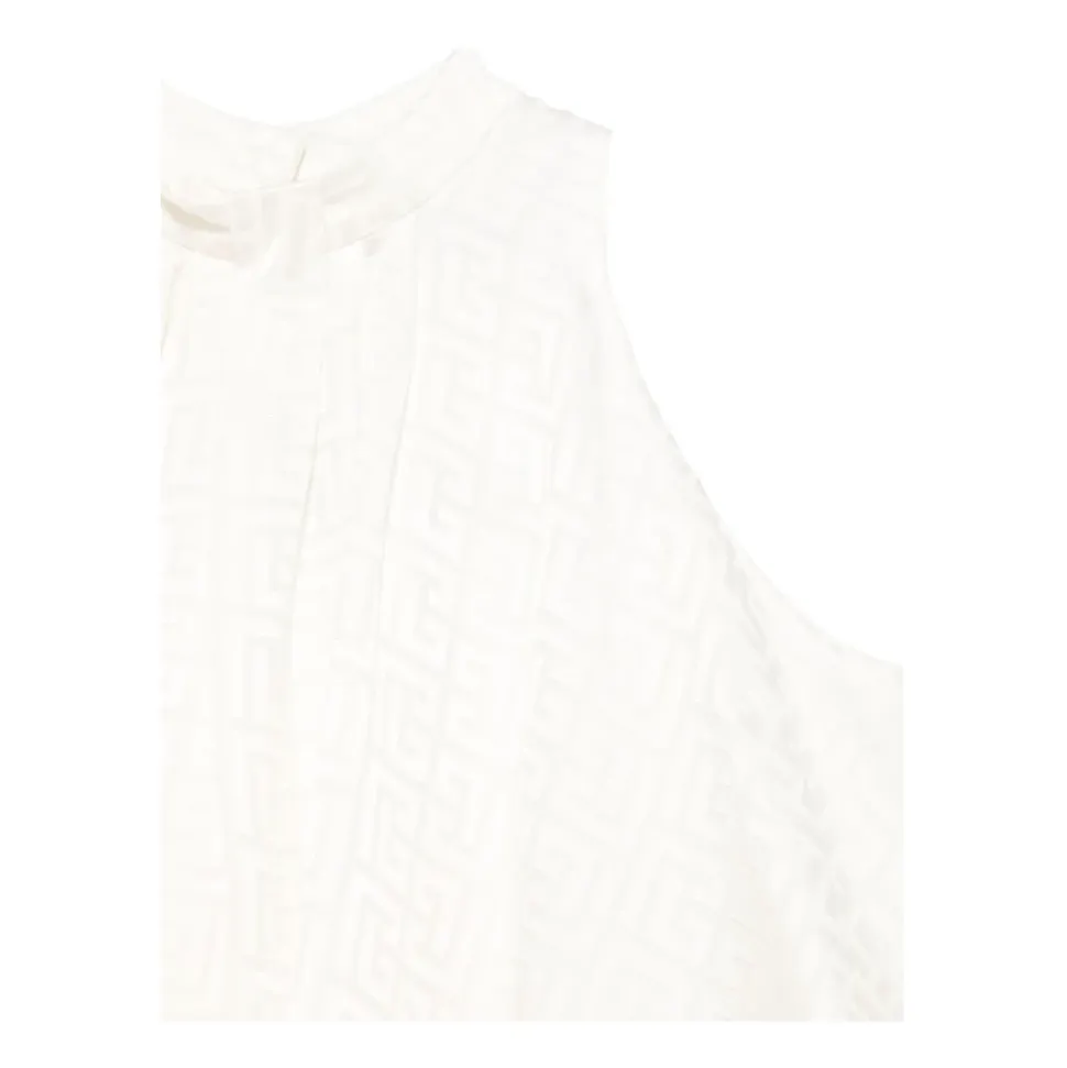 Ivory Skjorte for Jenter Elegant Stil