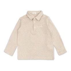 Jacquard Bomullspiqué Polo