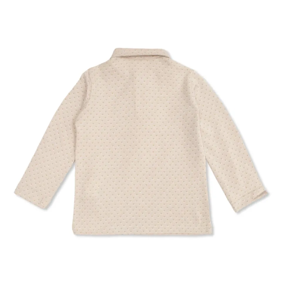 Jacquard Bomullspiqué Polo