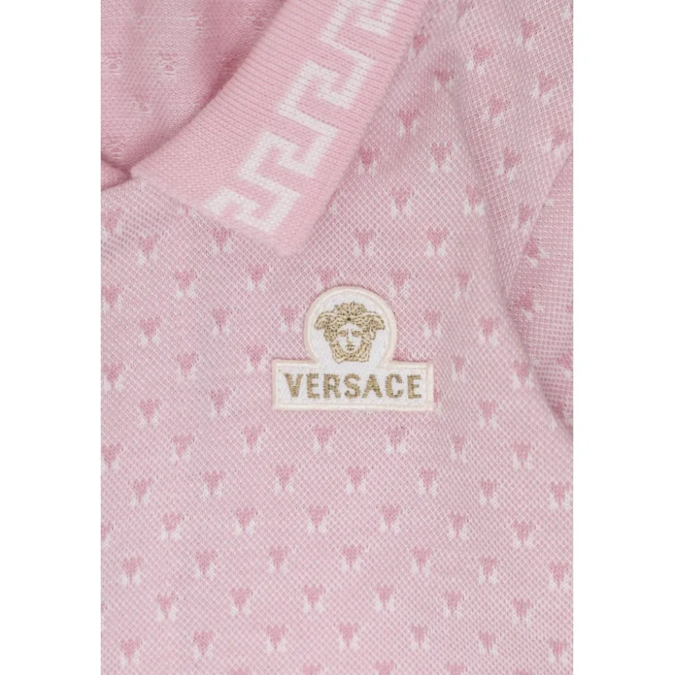 Jacquard Cotton-Piqué Sleepsuit