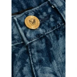 Jeans med barocco-mønster