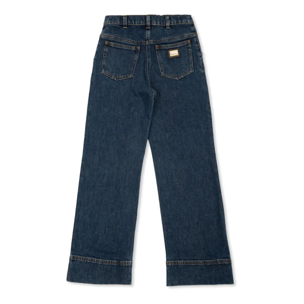 Jeans med logo
