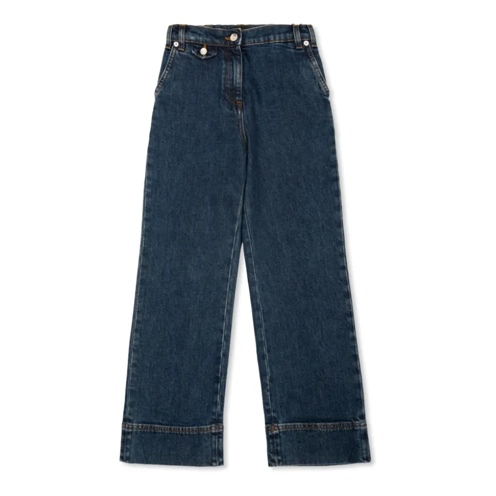 Jeans med logo