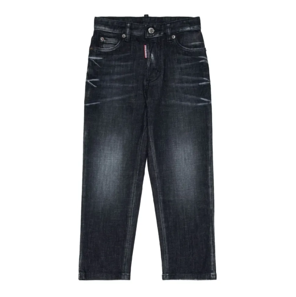 Jeans med slitt effekt