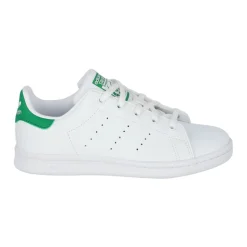 Junior Hvite Grønne Sneakers