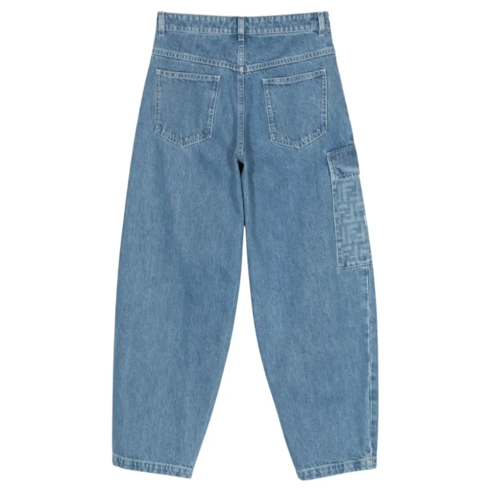 Junior Jeans med vide ben