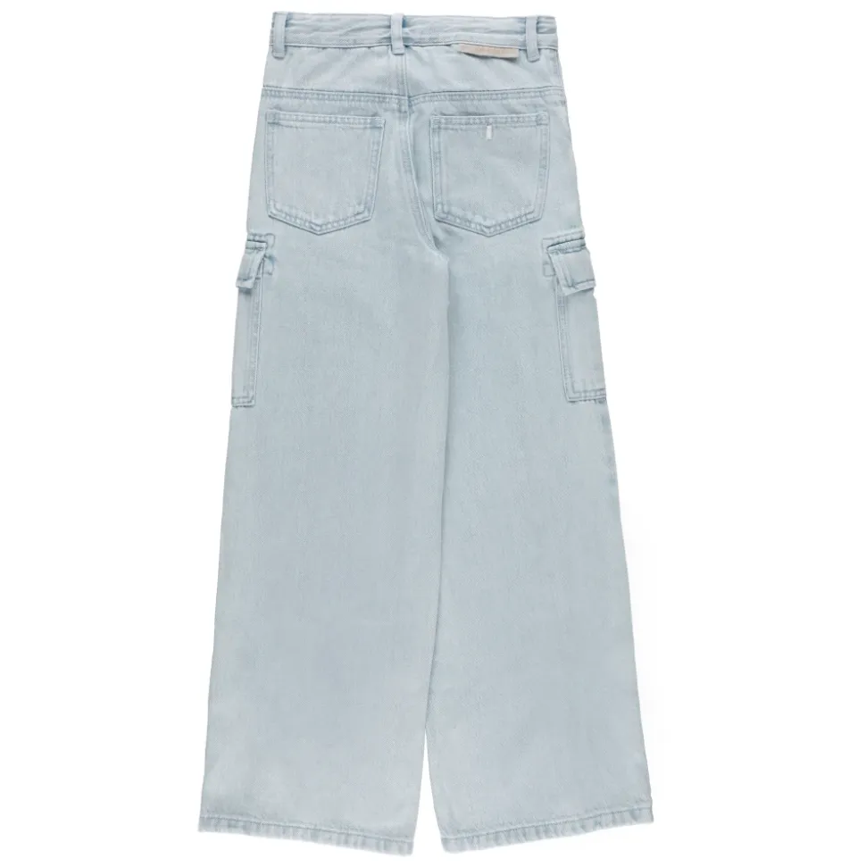 Junior Lys Blå Bomullsjeans