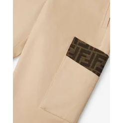 Junior Straight Trousers med Jacquarddetaljer