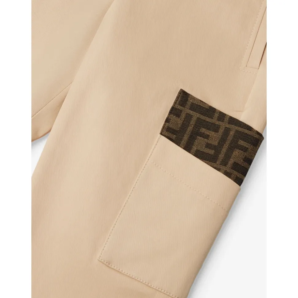 Junior Straight Trousers med Jacquarddetaljer
