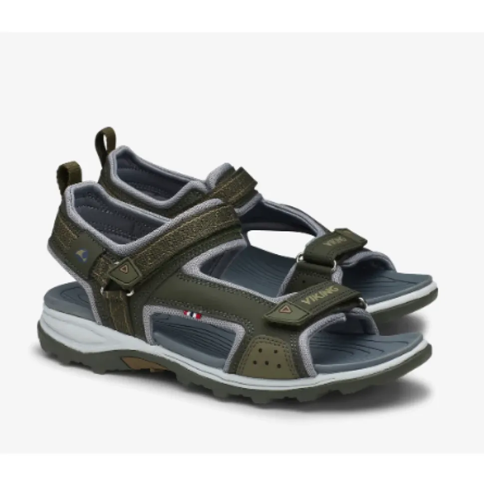 Khaki / Olivengrønn Sandaler
