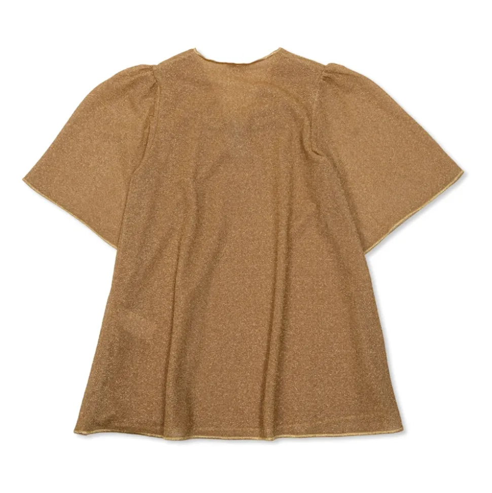 Kjole med lurex-tråd
