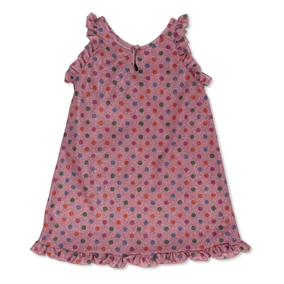 Kjole med lurex-tråd