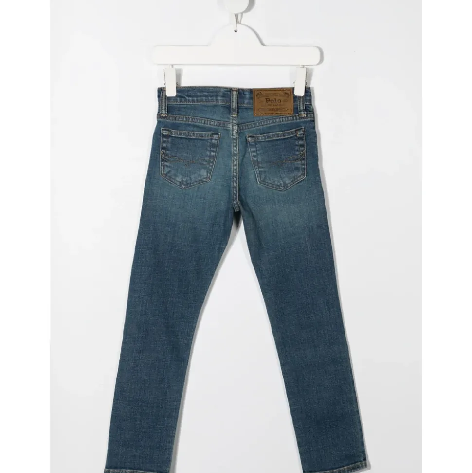 Klassiske Straight Jeans Blå