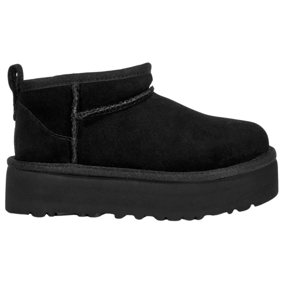Klassiske Ultra Mini Platform Svarte Støvler